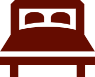 Hotel Bed Icon Image