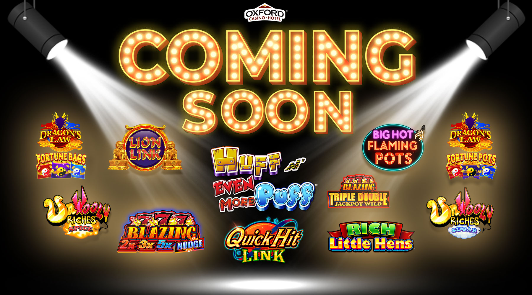 More New Games Coming soon!