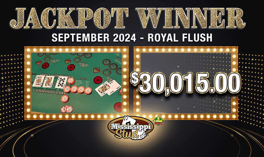 Royal Flush - $30,015.00