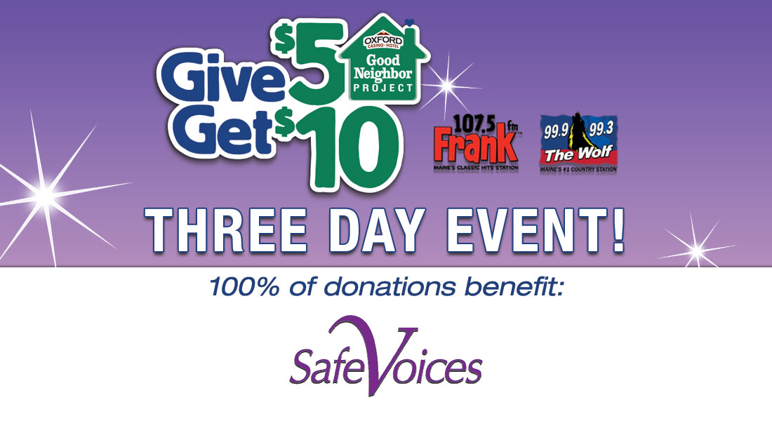 Give $5 Safe Voices