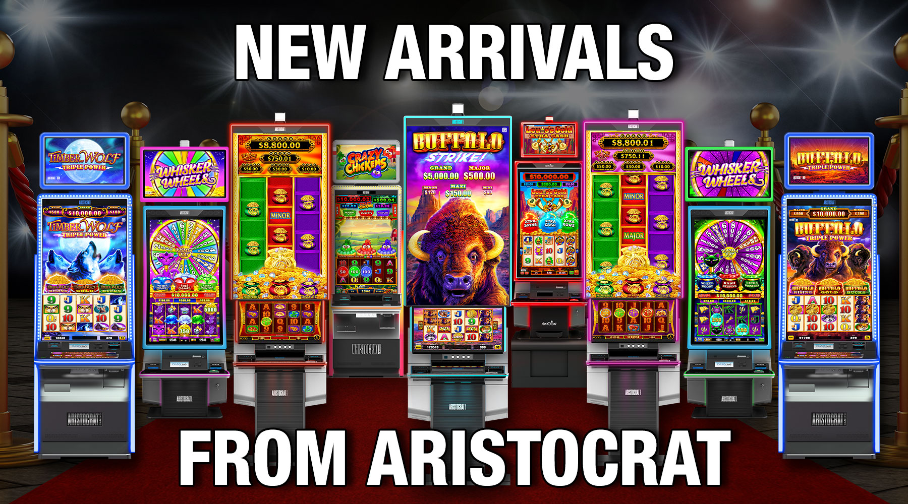 New Slots from Aristocrat Oxford Casino Hotel