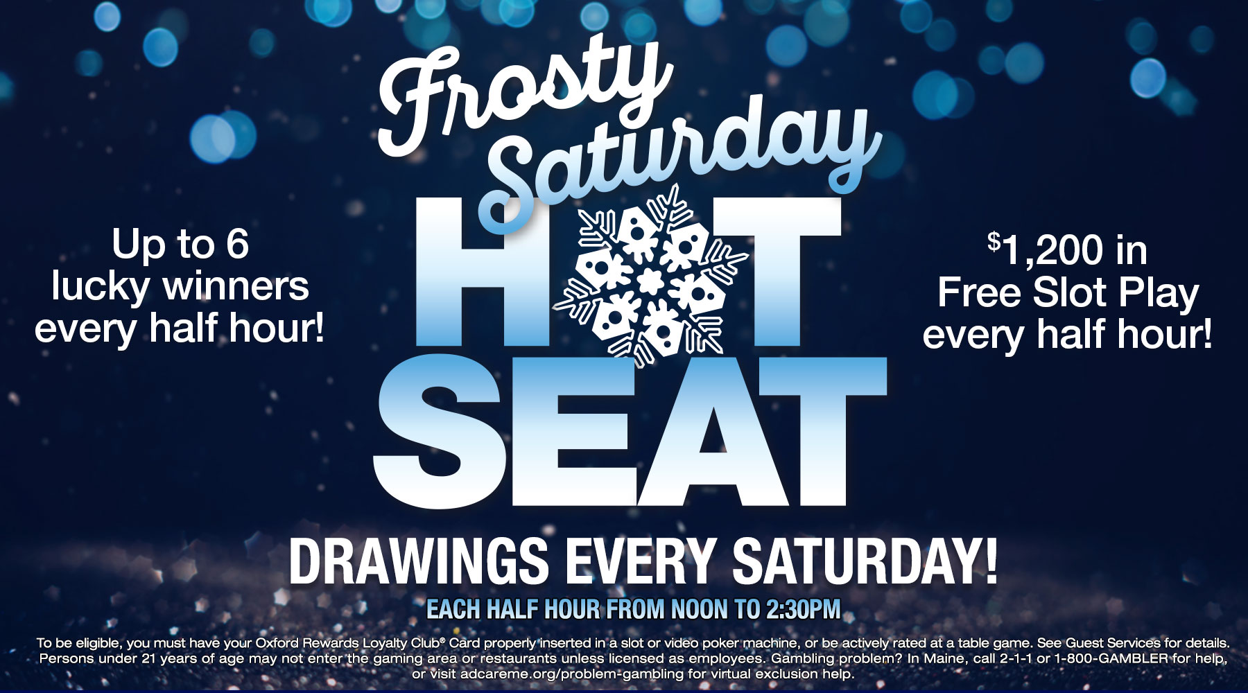 Frosty Saturday Hot Seat