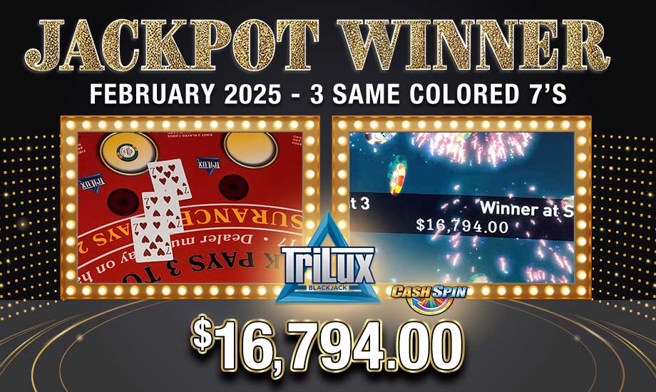 Table Games Jackpot Winner at Oxford Casino Hotel! Join the Oxford Rewards Loyalty Club® today!