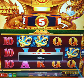 Slot machine jackpot winner