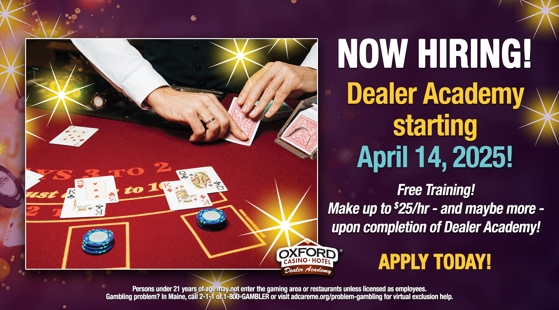 dealer Academy starts 4.14.25